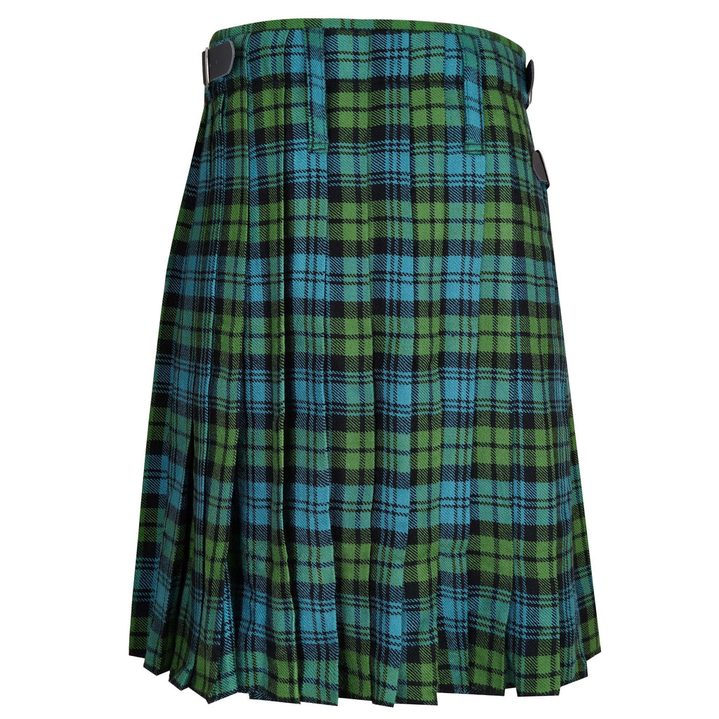 Men's Scottish Traditional 5 Yard Campbell Ancient Tartan Kilt, Highland Wedding Wool Kilts